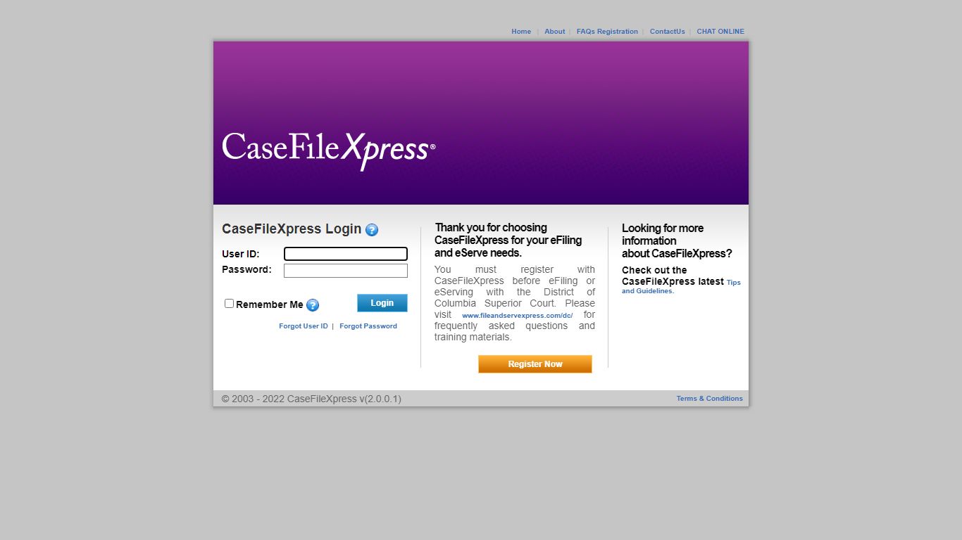 CaseFileXpress eFiling